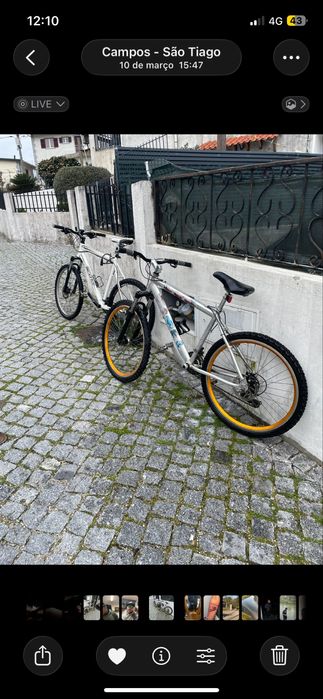 Bike btt com pouco uso
