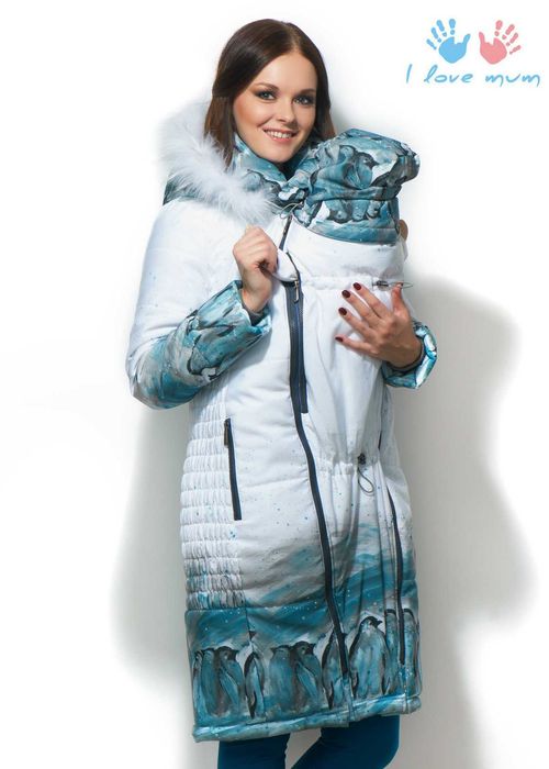 Слінгокурта Пуховик для вагітних Зима Дуже тепла Розмір 44 Слинг Слінг