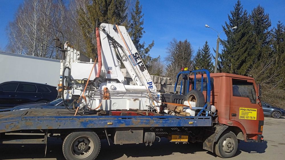 Кран-маніпулятор Pesci SE 135/5 стріла 17м.+гідролебідка.