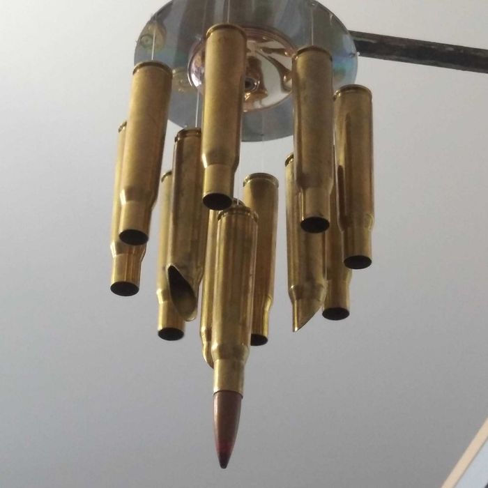 Музыка ветра из гильз 12,7 Українські пісні - эксклюзив ручная работа