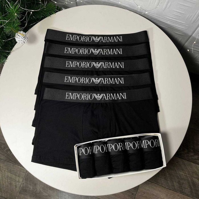 Мужской набор трусов Armani черный (M-XXXL)