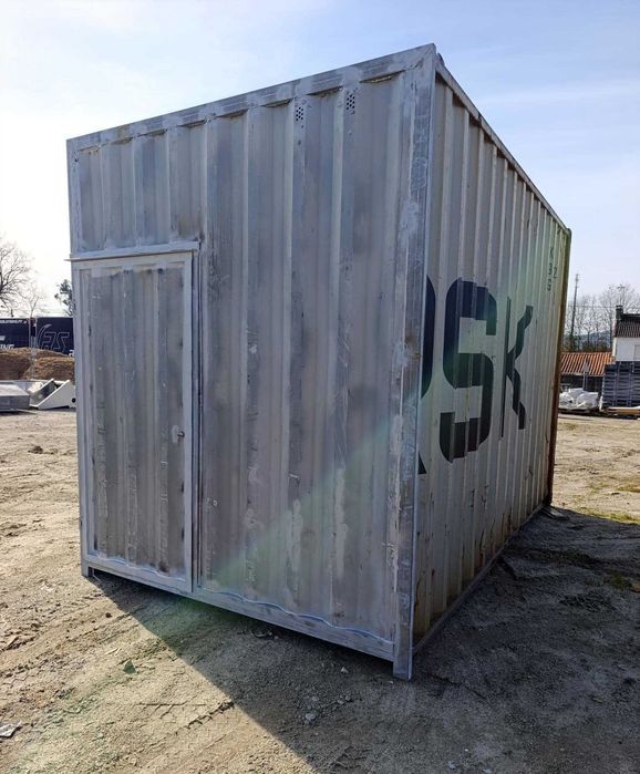 Contentor 4 metros c/ Porta  Completamente estanque - RECONDICIONADO