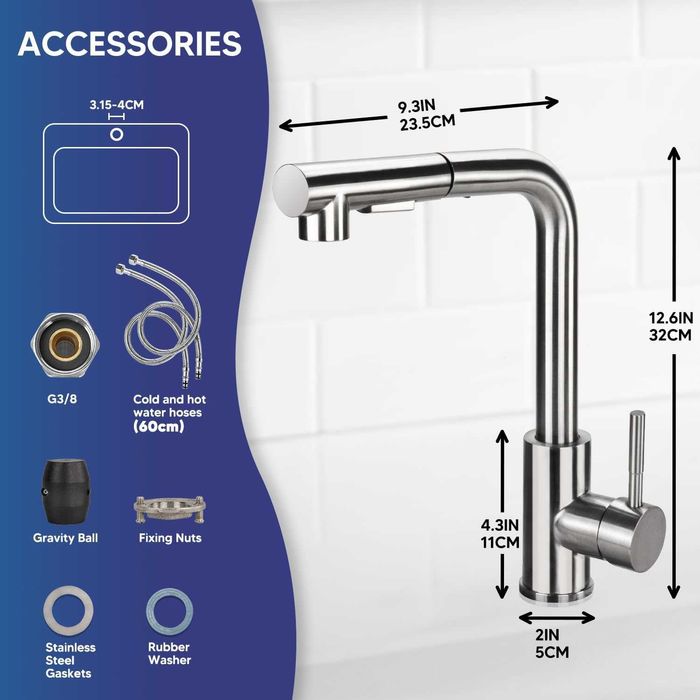 Bateria kuchenna ze stali nierdzewnej Nowa