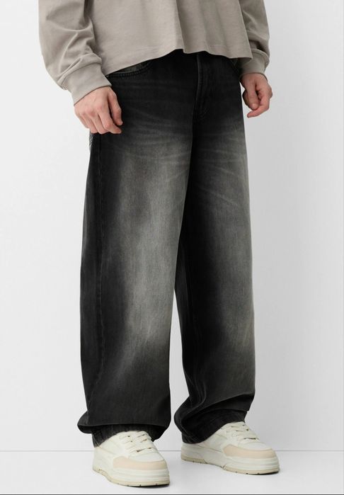Широкі Джинси BERSHKA Super Baggy Jeans Оригінал Нові Широкие Джинсы