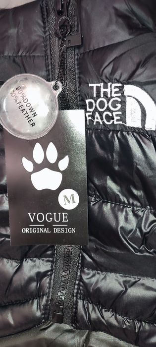 Брендова курточка-пуховик для собак THE DOG FACE / натуральний пух