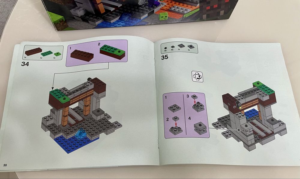 Оригінал! LEGO Minecraft покинута шахта