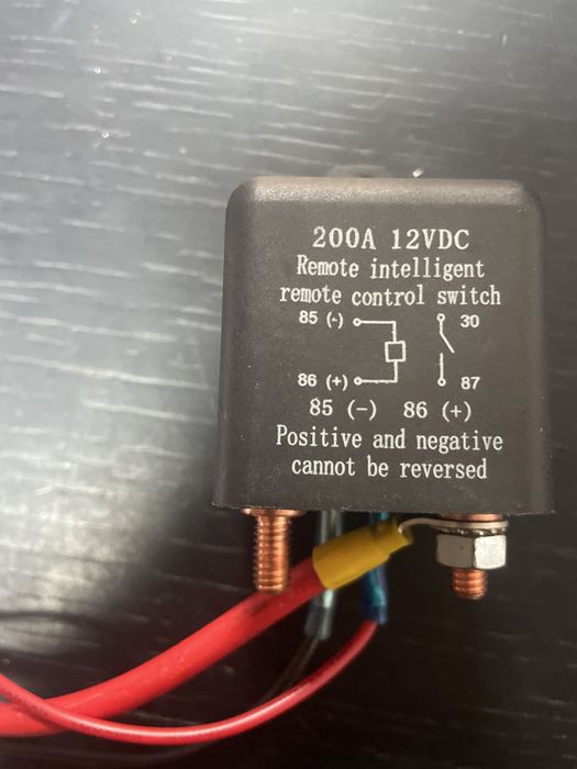 Interruptor de rele de bateria 12v