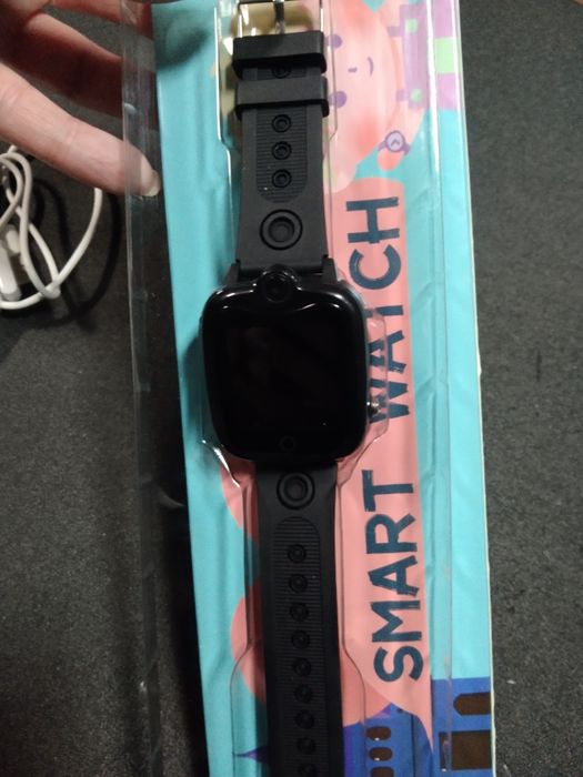 Nowy czarny zegarek Smartwatch dziecięcy Kesasohe