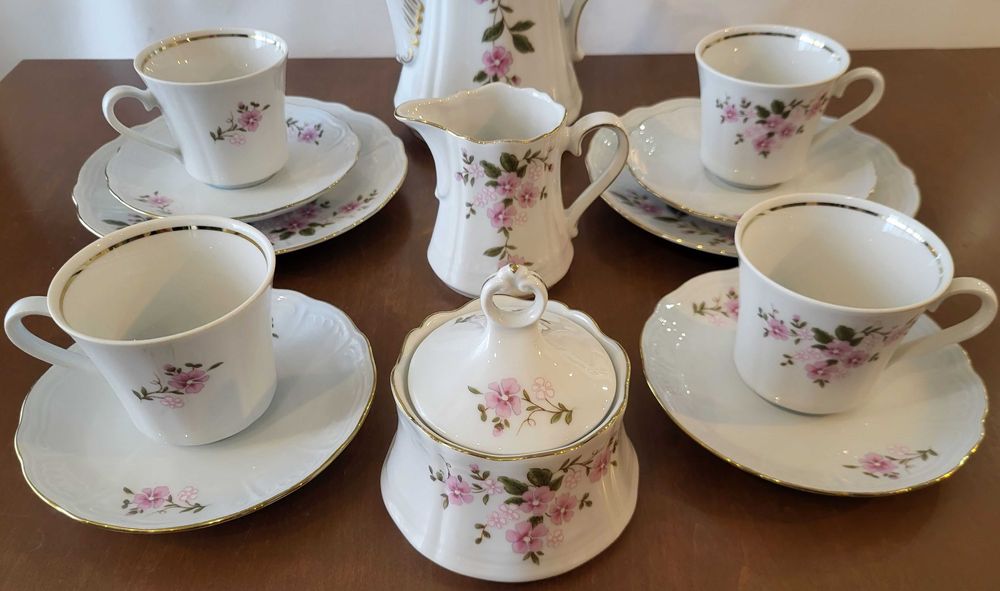 Retsch Wunsiedel, Bawaria – retro zestaw do kawy