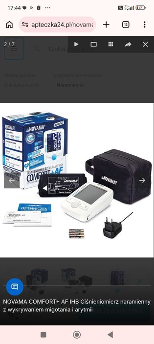 Ciśnieniomierz NOVAMA COMFORT+