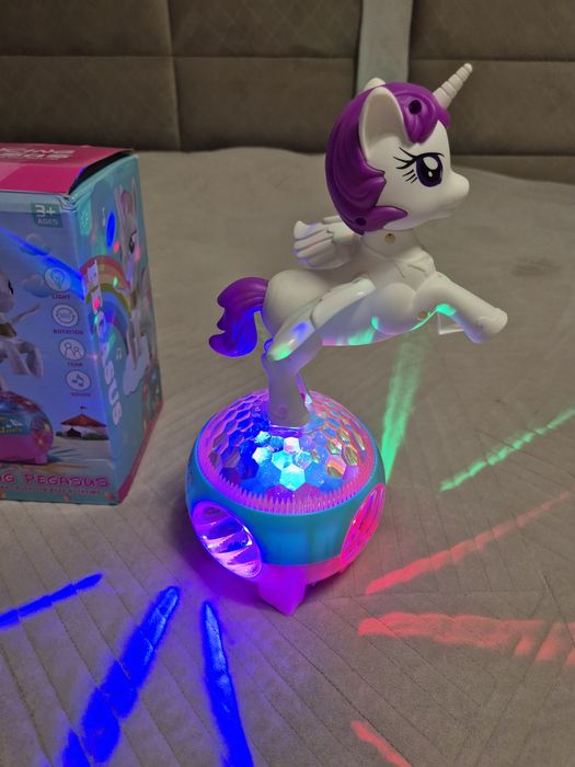 Zabawka interaktywna grająca dla dzieci LED, nowa