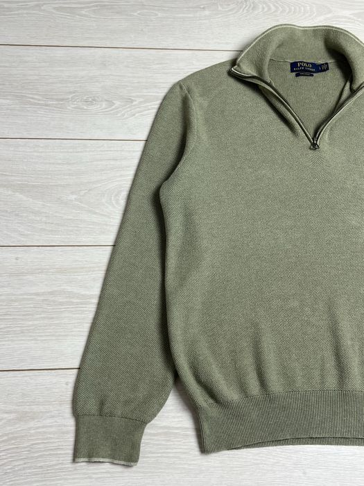 Чоловічий светр polo ralph lauren 1/3 zip old money