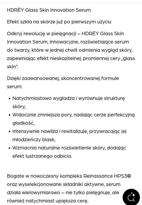 Hdrey Glass skin serum do twarzy