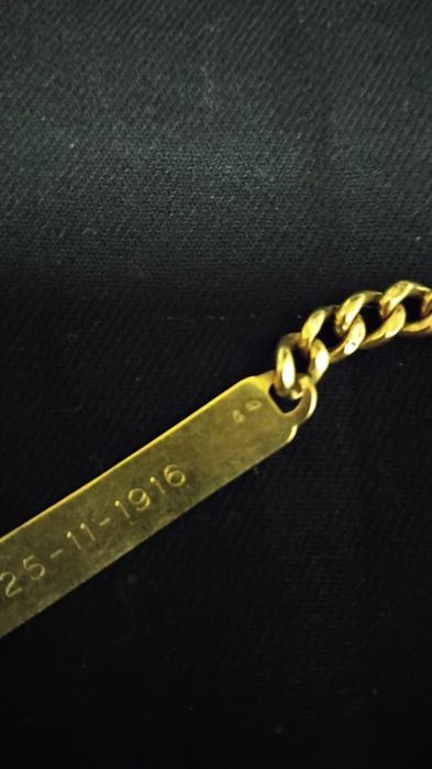 Pulseira de Ouro amarelo para homem