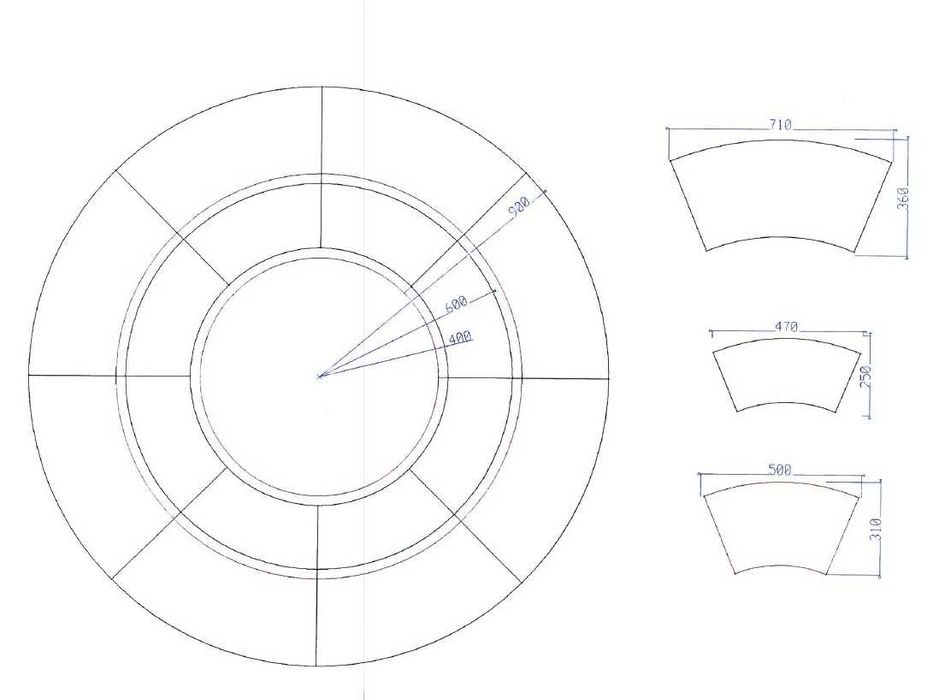 Studnia z piaskowca | Studnia ogrodowa |R120cm r80cm H60cm| Na wymiar