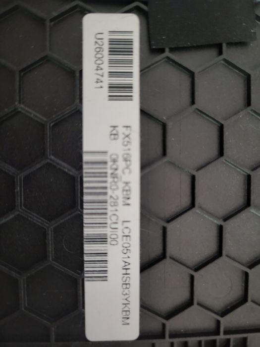 Kompletna klawiatura Asus TUF dash f15 używana