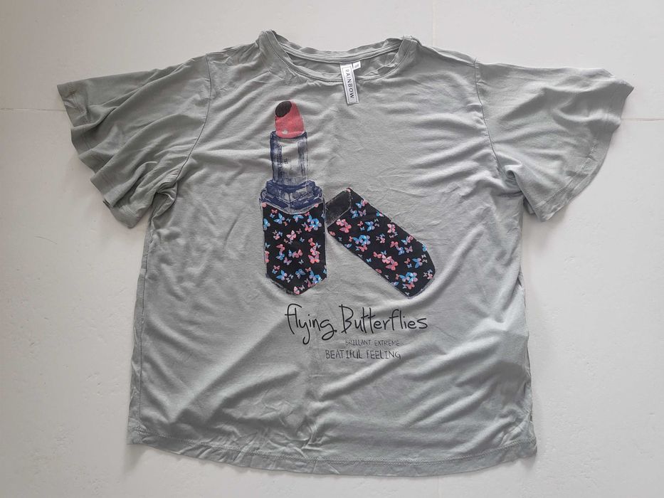 rainbow t-shirt 34 xs bluzka