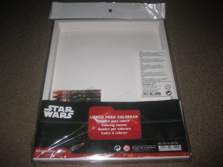 Quadro/Tela do "Star Wars" para Pintar/Novo e Embalado!