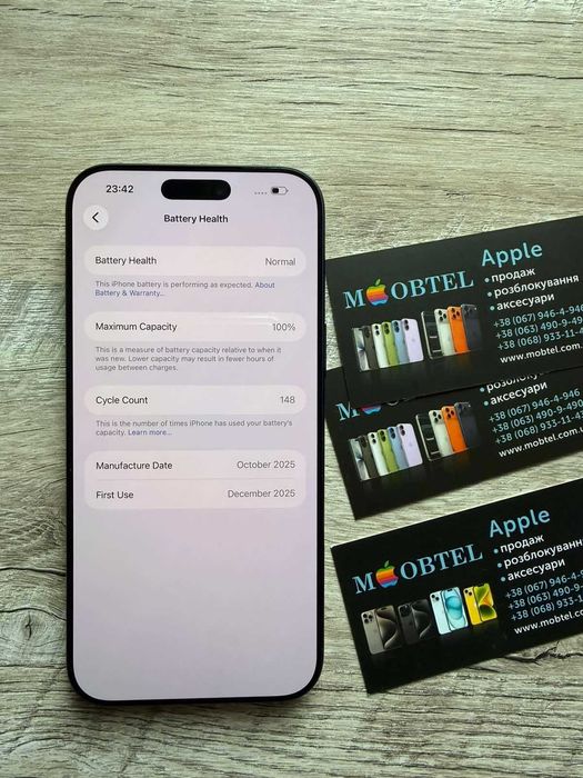 iphone 17 pro max 256gb  deep blue e sim айфон акб 100%