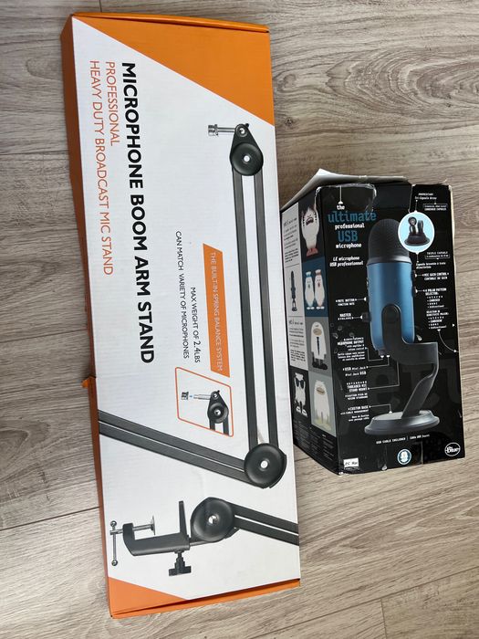 Мікрофон Blue Yeti USB Original + пантограф комплект