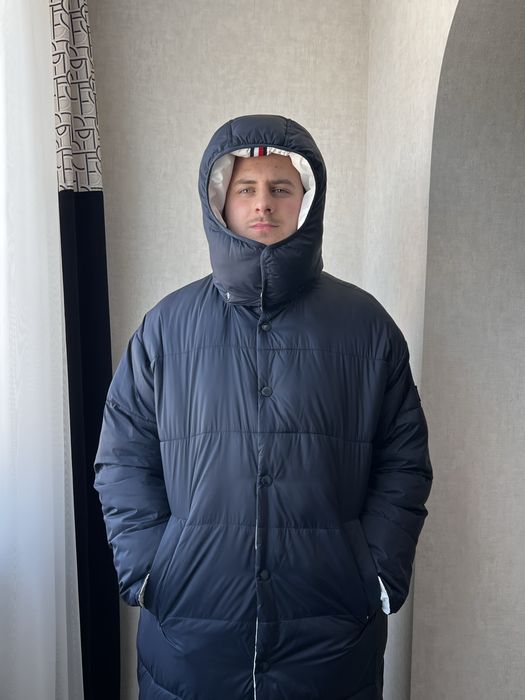 Пуховик зимовий чоловічий подовжений tommy hilfiger