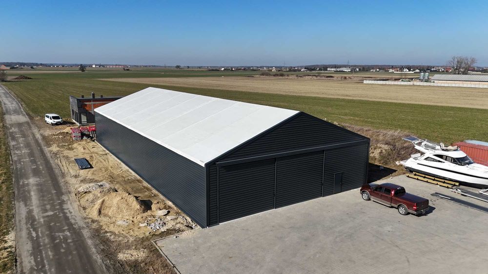 Hala Izolowana 22x48x8 Hala Magazynowa Hala Ocieplana Hala Stalowa