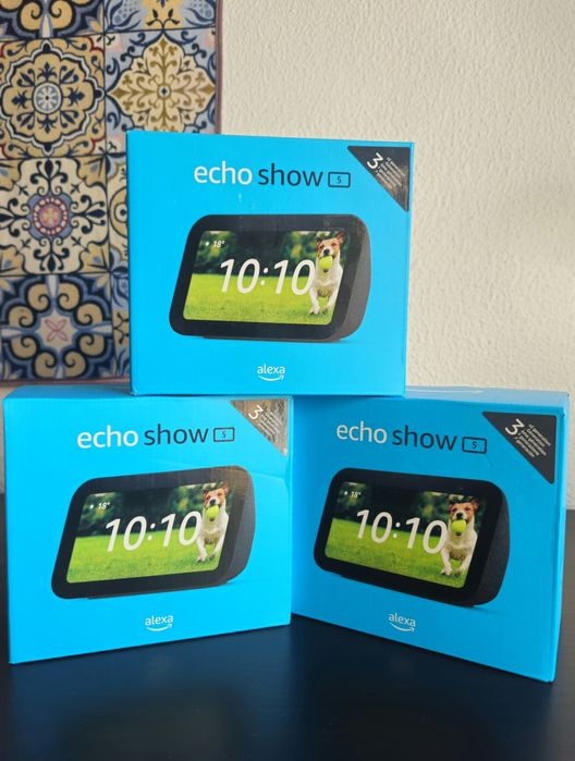 Echo Show 5 (3.ª geração, a mais recente!) - Amazon - Assistente Voz