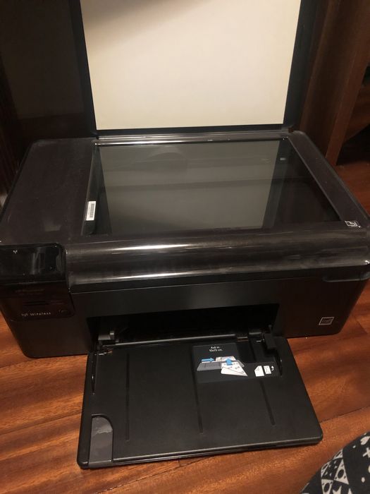 HP printer with new ink cartridges, defective64729438495234121