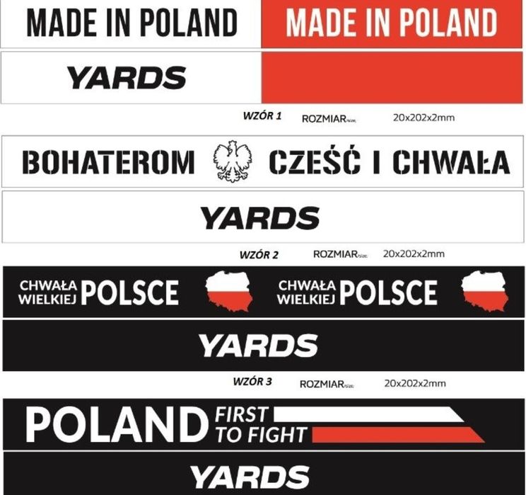 Opaski/ bransoletki 4 sztuk
