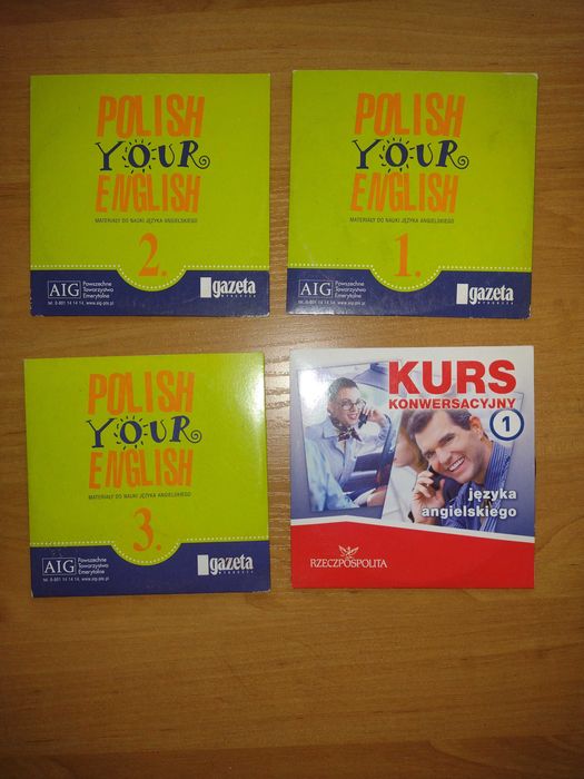 Naucz się mówić! Polish Your English 1, 2, 3 - kurs audio + gratis