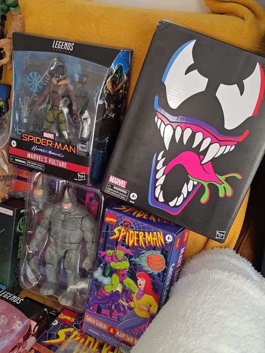 Marvel Legends Hasbro Dr Doom SpiderMan Goblin Rhino Mysterio Kraven