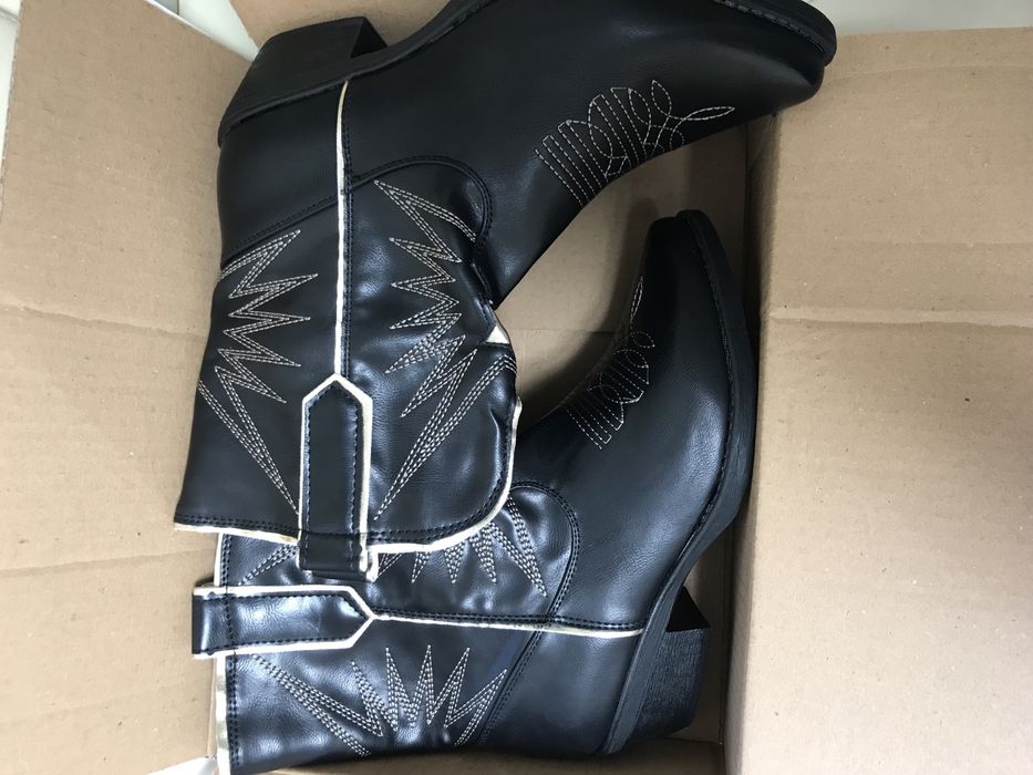 Сапоги  козаки эко кожа