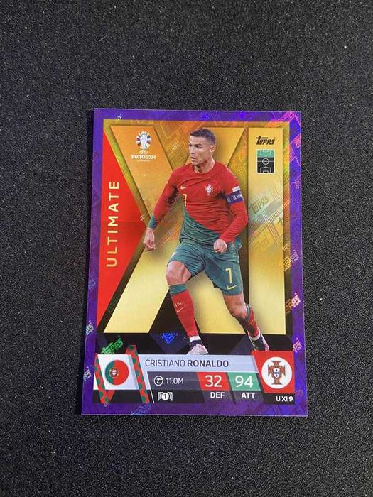 Cristiano Ronaldo Ultimate U XI 9 Card - Match Attax EURO 2024