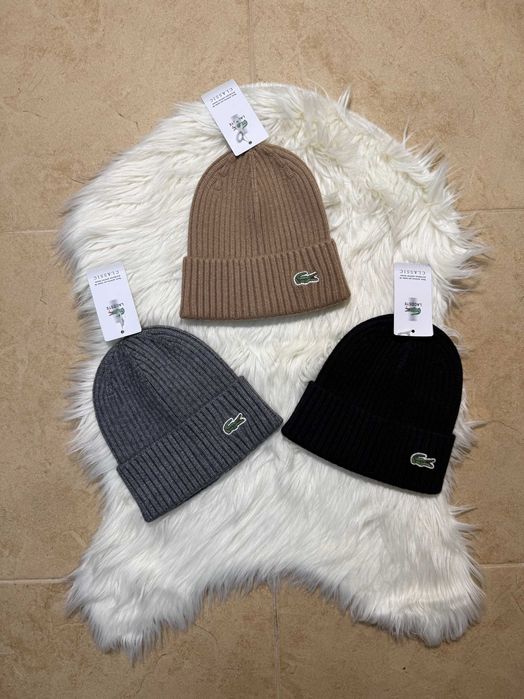 Шапка Lacoste | Зимова Шапка Лакоста | Зимняя Шапка Лакост