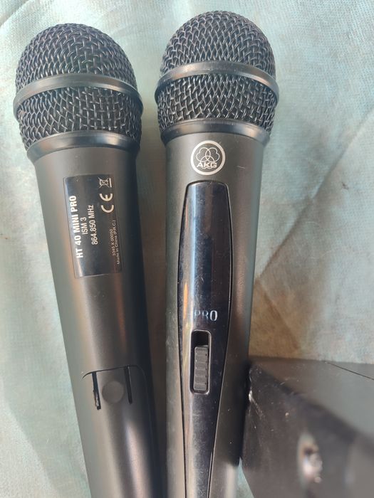 Микрофонная радиосистема. Вокальная радиосистема. Караоке. AKG WMS40 Mini Dual Vocal Set ISM2/3