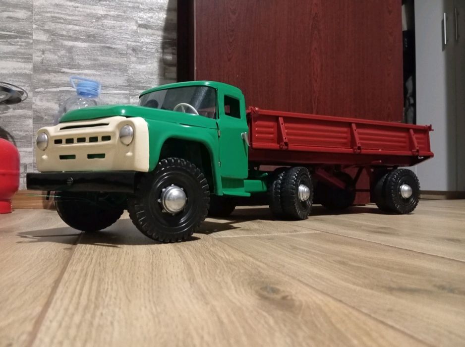 Игрушки машинки СССР. (ЗИЛ - АЗЛК) Полуприцеп