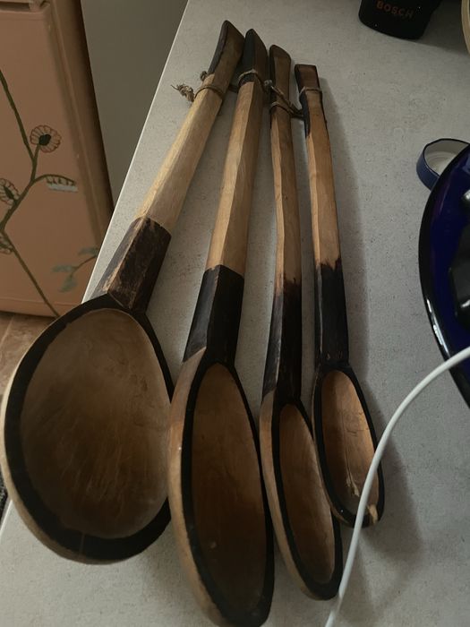 Colheres madeira  Africanas