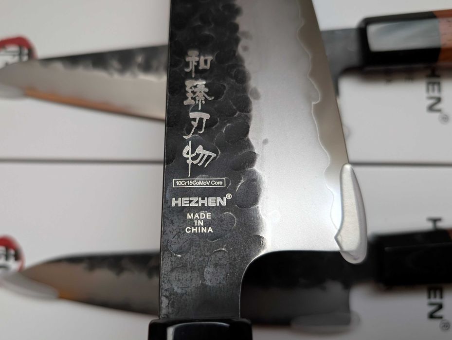 Набор кухонных ножей HEZHEN Classic Japanese 3-layer 10Cr15CoMoV 3 шт.