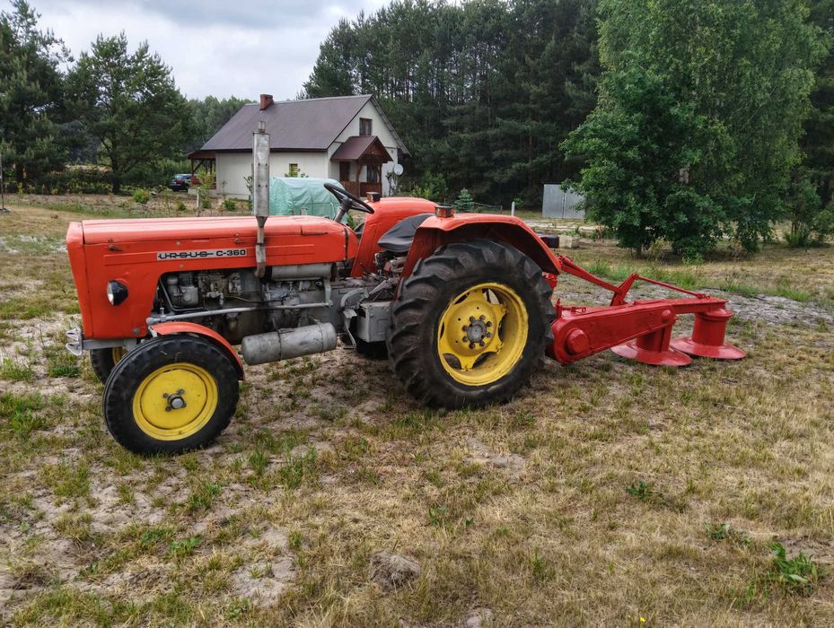 Ciągnik c355, kosiarka rotacyjna