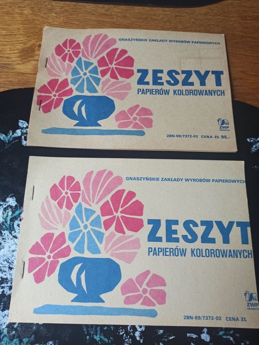 Zeszyt papierów kolorowych, kolekcje PRL