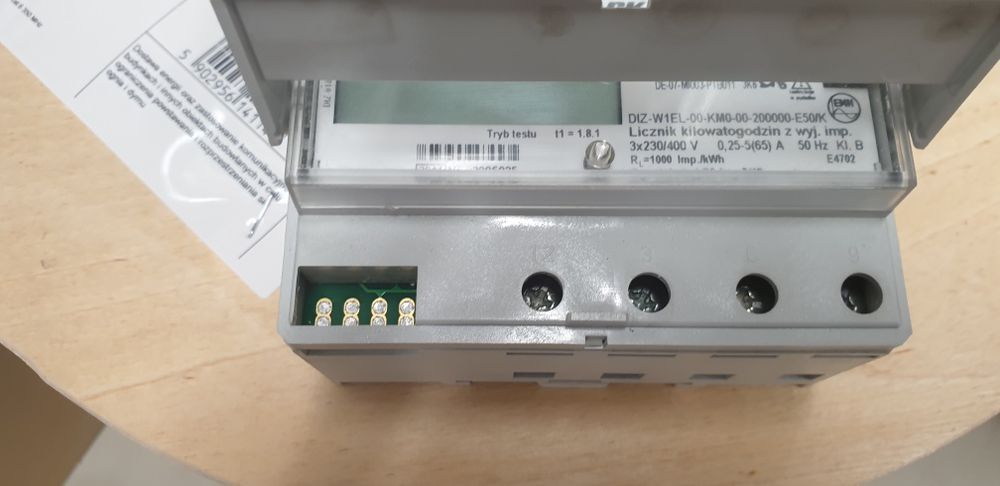 Licznik podlicznik SCHRACK 3 fazowy bezpośredni