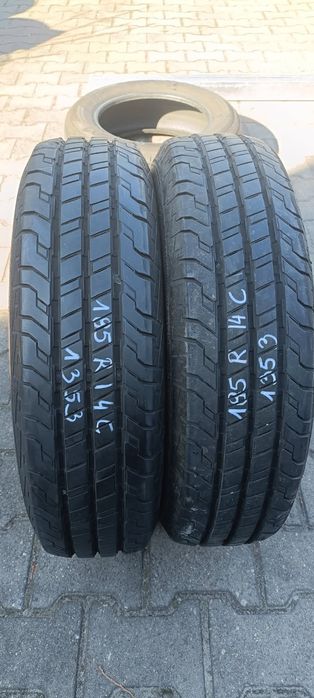 2x opony (nr.S1353) 185R14C Continental ContiVanContact 100