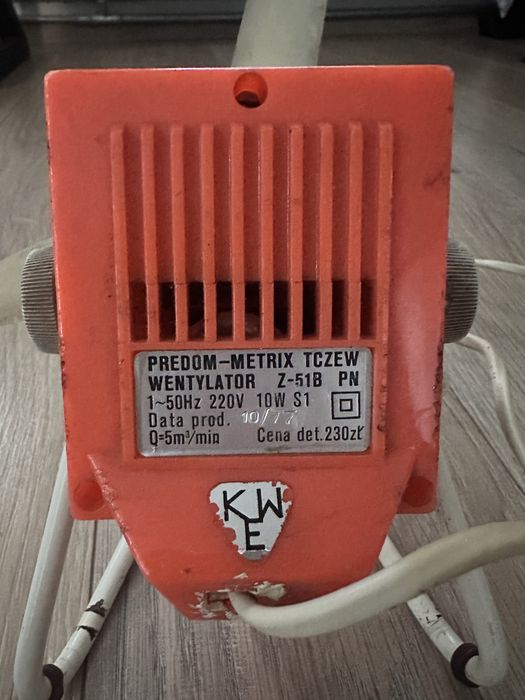Wentylator PRL Predom Metrix 1977 działa