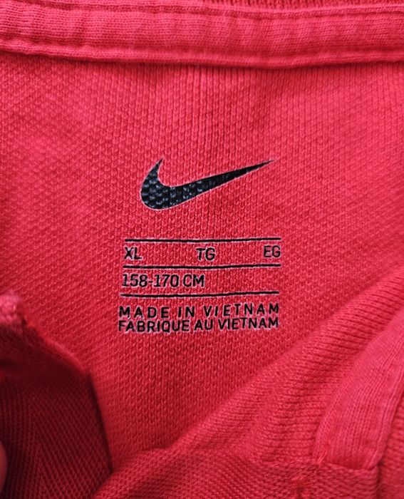 Bluzka Polo czerwona męska Nike