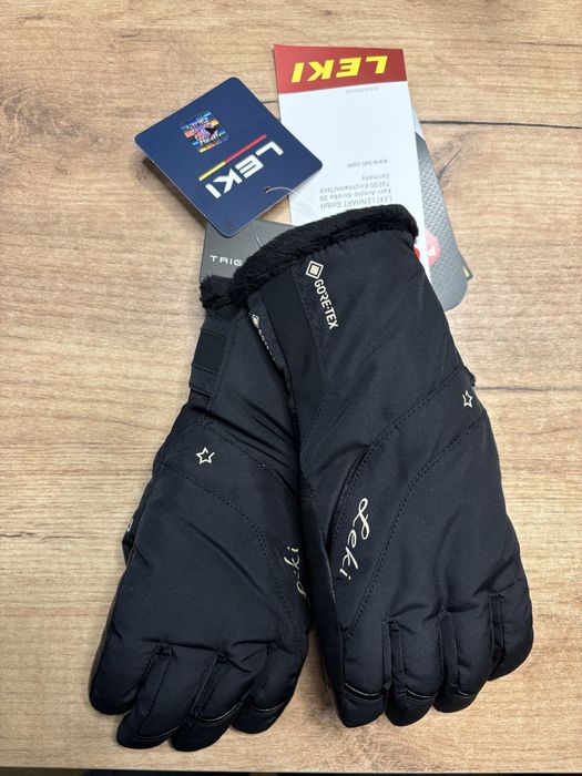 Rękawice narciarskie Leki damskie Trigger, Gore-Tex, rozmiar 6