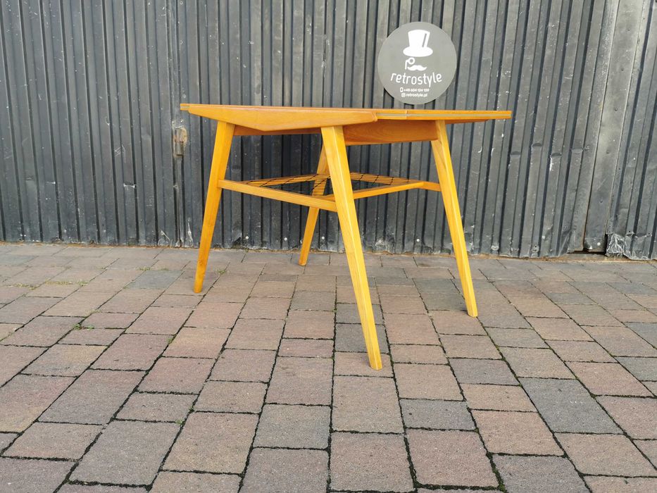 Stolik kawowy, ława Dřevotex OPMP Žamberk- Czechosłowacja '60 Design