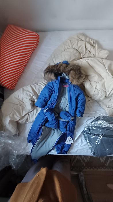 Зимовий комбінезон для дитини, синий