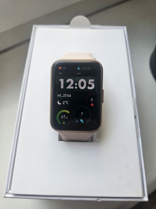 Smartwatch Huawei Watch Fit 2 (Różowy) | Sprawny | Pudełko