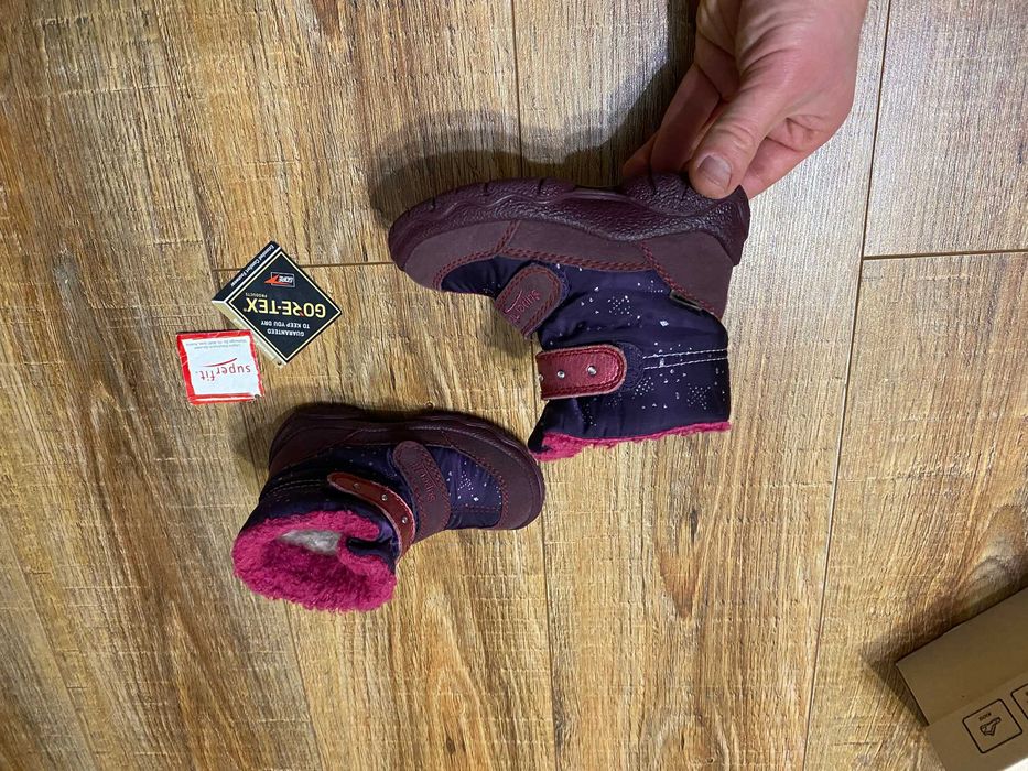 Ботинки зимние термо сапожки черевики на девочку Superfit GoreTex р.25