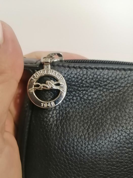 Longchamp оригінал шкіряна косметичка сумочка